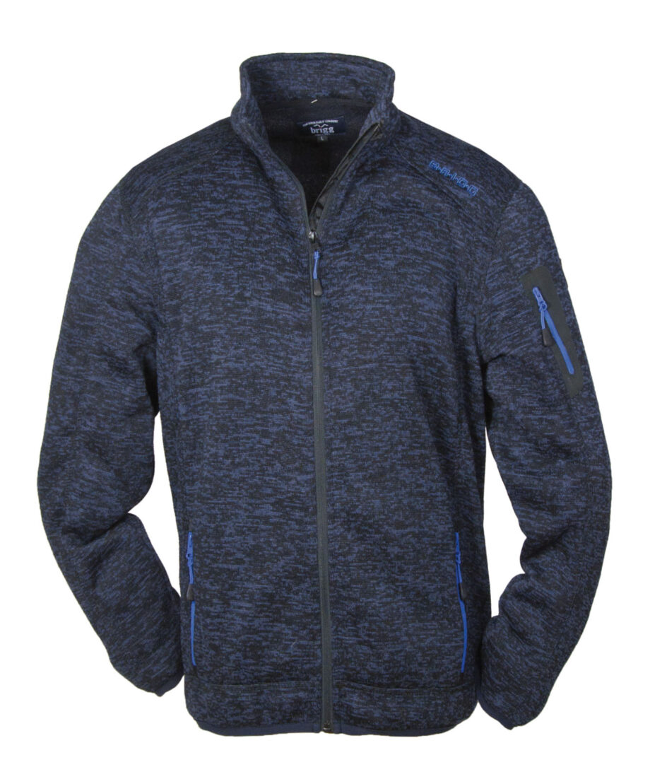 Herrenstrickfleecejacke - verschiedene Farben